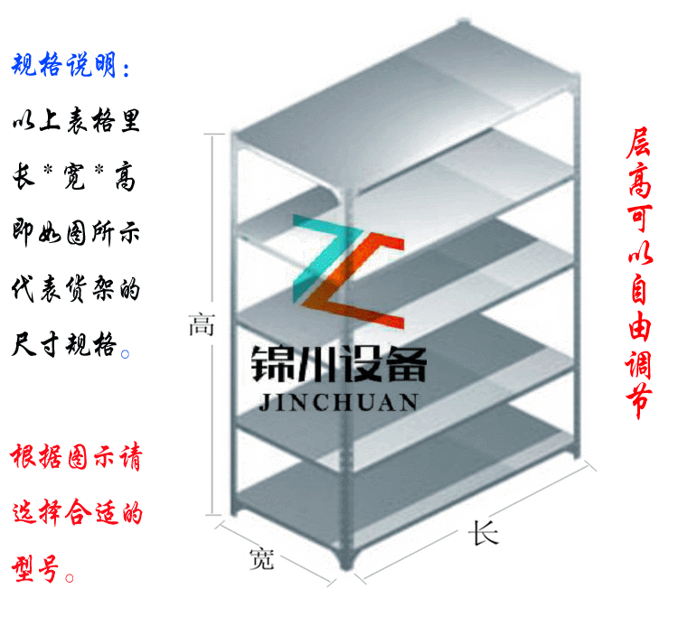 層板貨架（中型貨架）